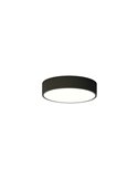 Plafon LED LONDON Ø20cm preto, 12W 840lm, 3000K/4000K