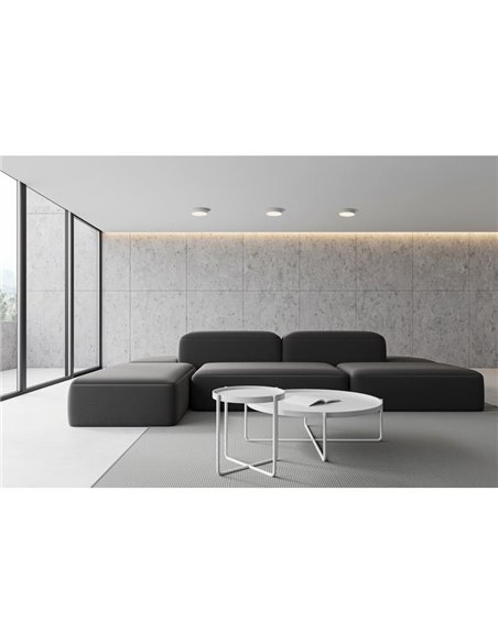 Plafon LED LONDON Ø30cm branco, 17W 1270lm, 3000K/4000K