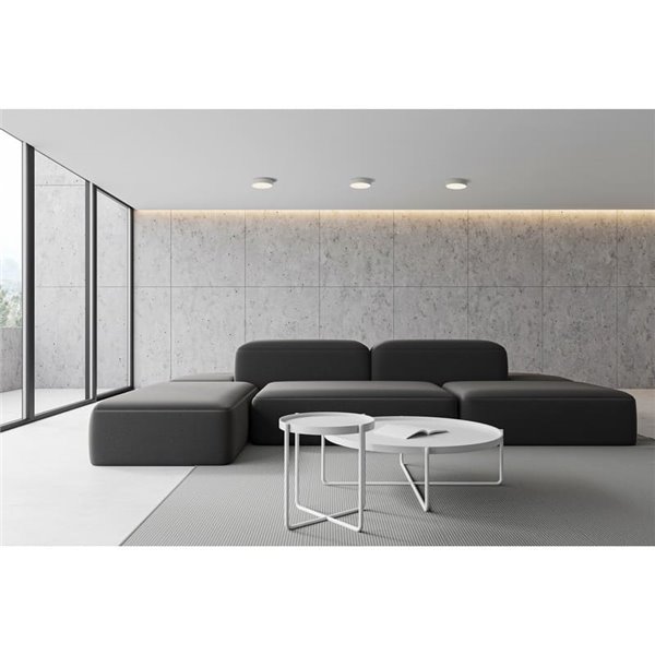 Plafon LED LONDON Ø30cm branco, 17W 1270lm, 3000K/4000K