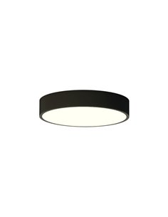Plafon LED LONDRES Ø30cm preto, 17W 1270lm, 3000K/4000K