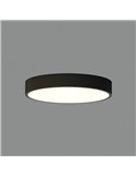 Plafon LED Ø40cm LONDRES preto, 22W 1679lm, 3000K/4000K com e sem Casambi