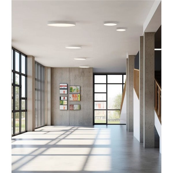 Plafonnier LED Ø60cm blanc LONDON, 42W 3208lm, 3000K/4000K avec et sans Casambi