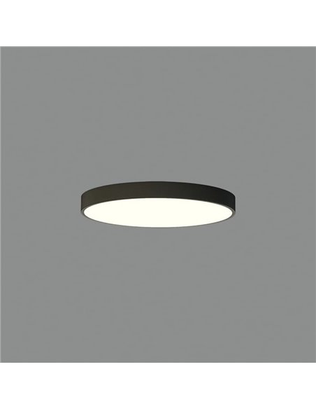 Plafon LED Ø60cm LONDRES Preto, 42W 3208lm, 3000K/4000K com e sem Casambi