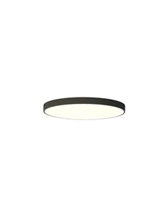 Plafón de Techo LED Ø80cm LONDON negro, 72W 5497lm, 3000K/4000K con y sin Casambi