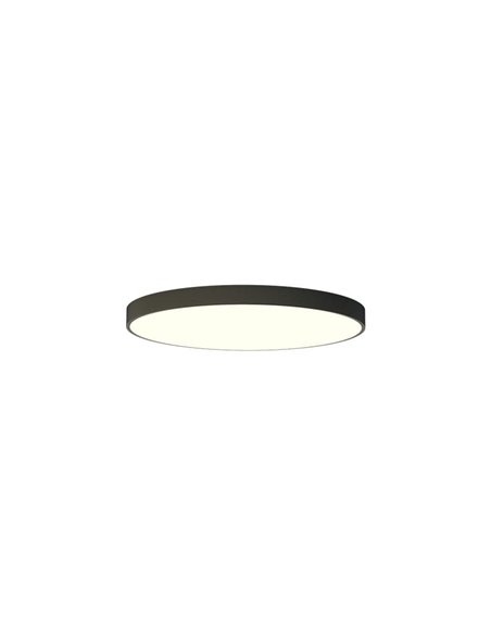 Plafón de Techo LED Ø80cm LONDON negro, 72W 5497lm, 3000K/4000K con y sin Casambi