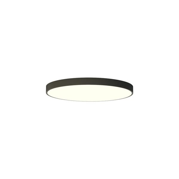 Plafon LED Ø80cm LONDRES preto, 72W 5497lm, 3000K/4000K com e sem Casambi
