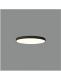 Plafón de Techo LED Ø80cm LONDON negro, 72W 5497lm, 3000K/4000K con y sin Casambi