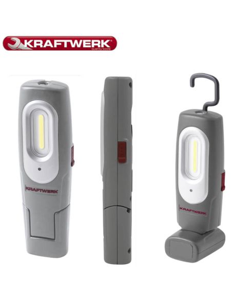 Lámpara de Inspección LED COMPACT 600 Recargable - Potente y Versátil Kraftwerk