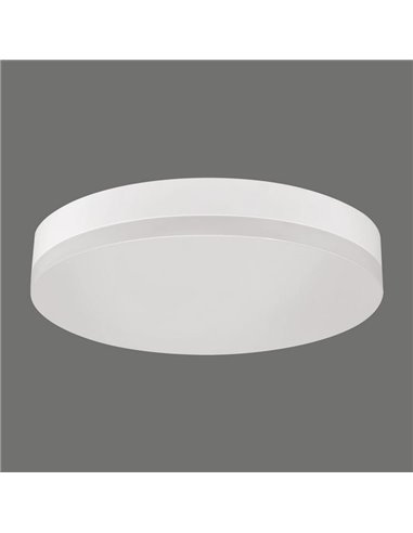 Plafón de Techo redondo LED Ø28cm MADISON Blanco, 24W 1989lm, IP54, Regulable Kelvin 3000K/4000K/6500K