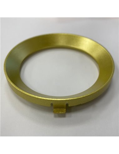 Bisel redondo en Oro para Foco Orientable MAKO Ø87mm