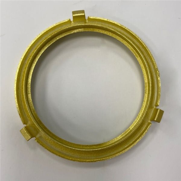 Bisel redondo en Oro para Foco Orientable MAKO Ø87mm