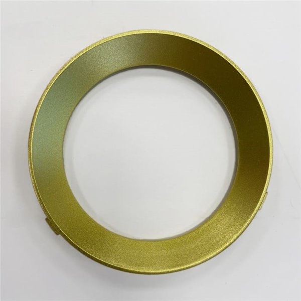 Bisel redondo en Oro para Foco Orientable MAKO Ø87mm
