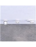Foco Orientable tipo Plafón LED COB MAKO, Blanco texturado, 20W 3000K 1875lm
