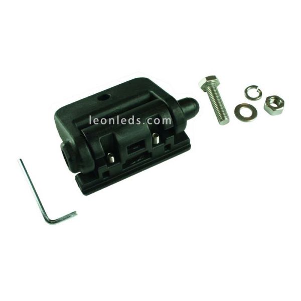 Kit de support central pour barres LED Lazer en acier inoxydable avec vis et rondelles | leonleds