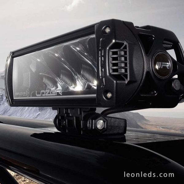 Kit suporte central para barras LED Lazer em aço inox com parafusos e arruelas | leonleds