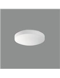 Plafonnier rond blanc MOON adapté aux salles de bains IP44, G9 7W (non inclus)