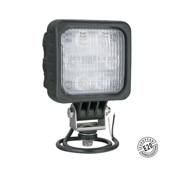 Faro para iluminar la marcha atras de LED Homologado de la marca Wesem 12V y 24V para camiones y remolques | LeonLeds