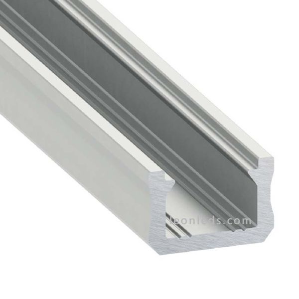 Perfil Aluminio Superficie para tiras Led decorativas -Tipo X- 2M | LeonLeds