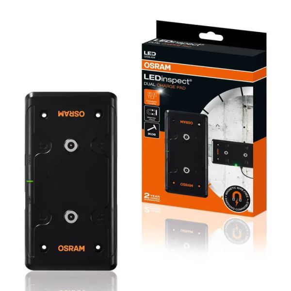 Base de Carga LEDinspect DUAL CHARGE PAD de OSRAM LEDIL424 | LeonLeds