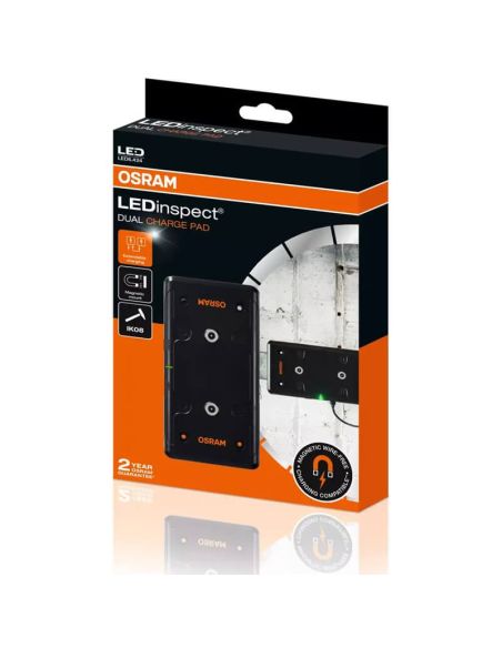 Base de carregamento LEDinspect DUAL CHARGE PAD da OSRAM LEDIL424 | LeonLeds