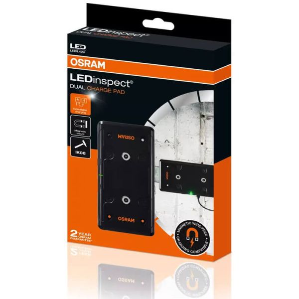 Base de Carga LEDinspect DUAL CHARGE PAD de OSRAM LEDIL424 | LeonLeds