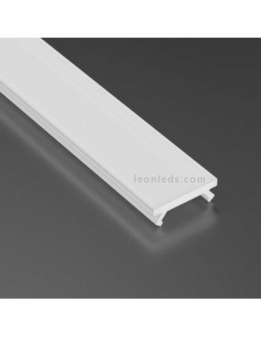 Difusor Opal 2,02m Basic Milky Para Perfil Tipo X | LeonLeds