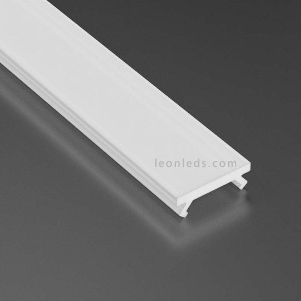 Difusor Opal 2,02m Basic Milky Para Perfil Tipo X | LeonLeds