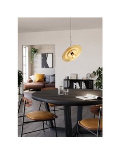 Plafonnier suspension oblique en forme de soucoupe LINTMILL E27 2