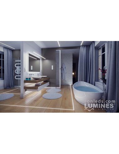 Profilé de sol encastré en aluminium -Type TERRA- 2M