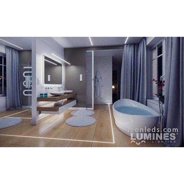 Profilé de sol encastré en aluminium -Type TERRA- 2M