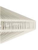 Plafón de techo elegante de textil crema MIDSUMER E27 (no incl.)