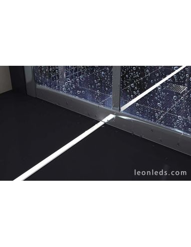 Perfil Empotrable en el suelo de Aluminio -Tipo TERRA- 2M