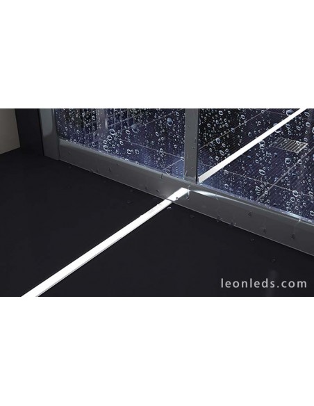 Perfil Empotrable en el suelo de Aluminio -Tipo TERRA- 2M