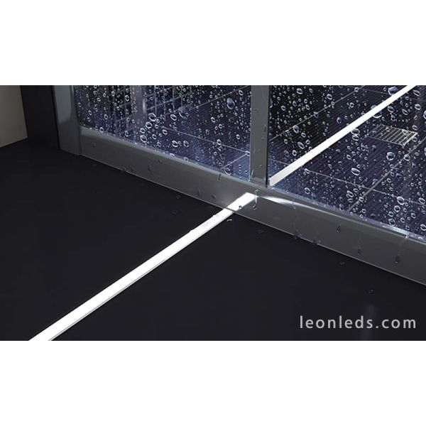 Perfil Empotrable en el suelo de Aluminio -Tipo TERRA- 2M