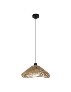 Lámpara colgante con pantalla de papel natural LAVISTER, E27 