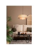 MARFORD suspension ronde en raphia naturel Ø500mm E27