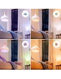 Lâmpada LED inteligente RGB esférica E14 com Wiz, Wi-Fi e Bluetooth regulável E14 Philips Smart