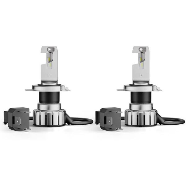Pack d'Ampoules Intelligentes LED H4 Night Breaker homologuées en Espagne +330% de luminosité 64193DWNBSM-2HB Osram