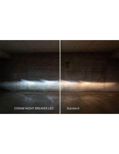 Ampoules LED intelligentes H4 Night Breaker LED approuvées en Espagne + 330 % de luminosité 64193DWNBSM-2HB Osram