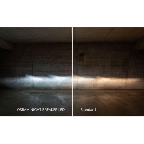 Ampoules LED intelligentes H4 Night Breaker LED approuvées en Espagne + 330 % de luminosité 64193DWNBSM-2HB Osram