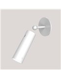 Aplique sin punto de luz ROLL 4 con accesorio imantado de pared, táctil, blanco 3W -sin cables-