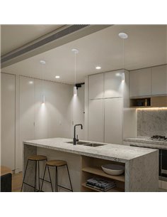 Aplique sem ponto de luz ROLL 4 com acessório de parede magnético, touch, branco 3W -sem cabos- 2