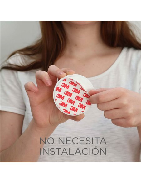 Aplique sin punto de luz ROLL 4 con accesorio imantado de pared, táctil, blanco 3W -sin cables-