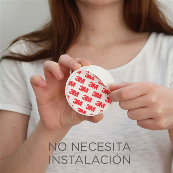 Aplique sin punto de luz ROLL 4 con accesorio imantado de pared, táctil, blanco 3W -sin cables-