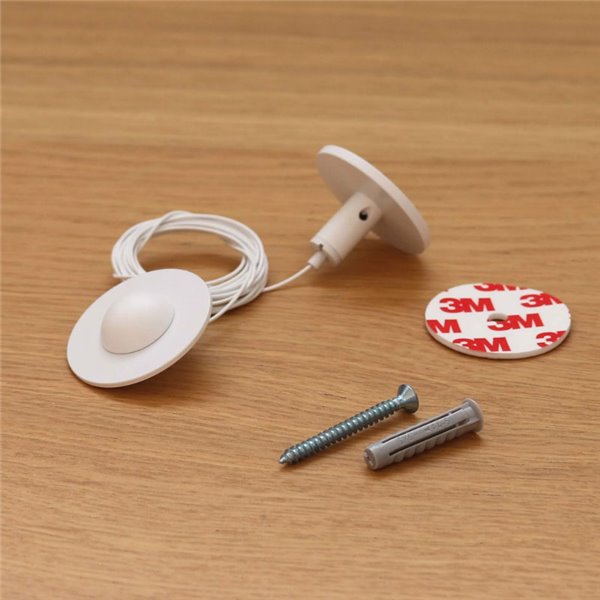 Accesorio para hacer colgante los apliques ROLL facil instalación (adhesivo/tornillos) negro