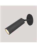 Aplique LED sin cables ROLL 4 con accesorio imantado de pared, táctil, negro 3W -inalámbrico-