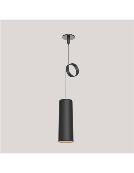 Aplique LED sin cables ROLL 4 con accesorio imantado de pared, táctil, negro 3W -inalámbrico-