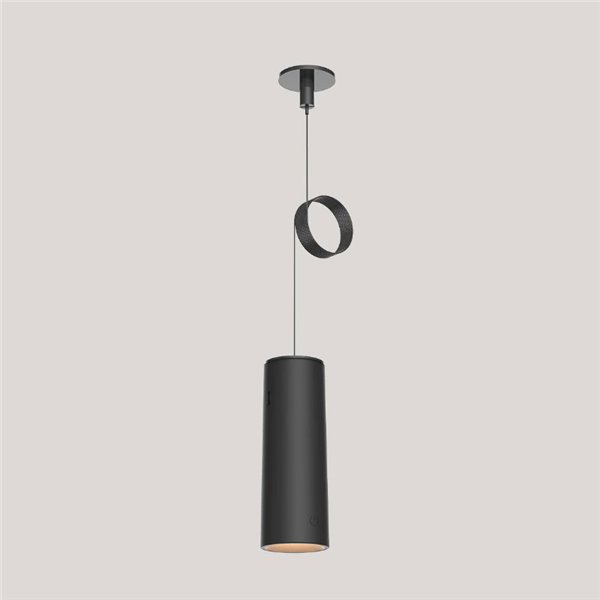 Aplique LED sin cables ROLL 4 con accesorio imantado de pared, táctil, negro 3W -inalámbrico-