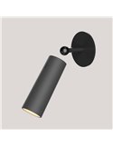 Aplique LED sin cables ROLL 4 con accesorio imantado de pared, táctil, negro 3W -inalámbrico-