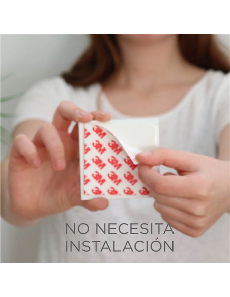 Applique murale sans fil BOX 8 avec accessoire mural magnétique, facile à installer blanc